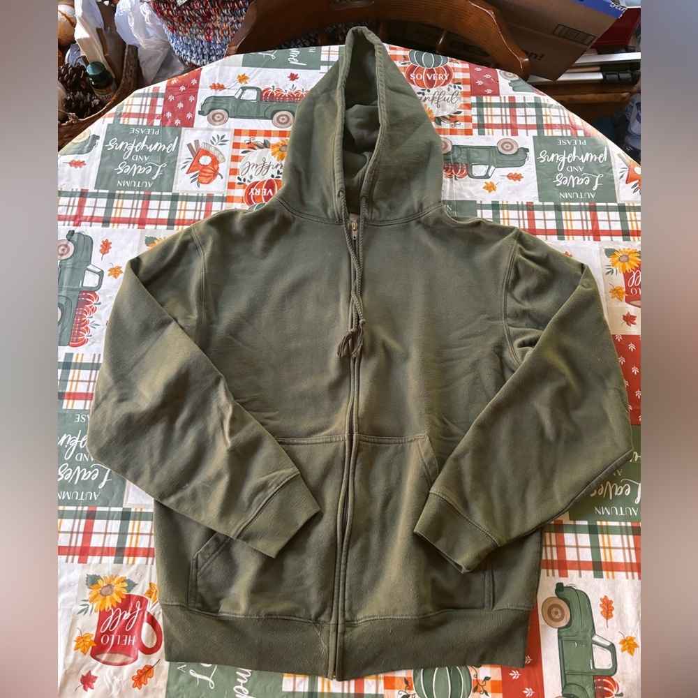 Anvil Sustainable Dark Green Hoodie